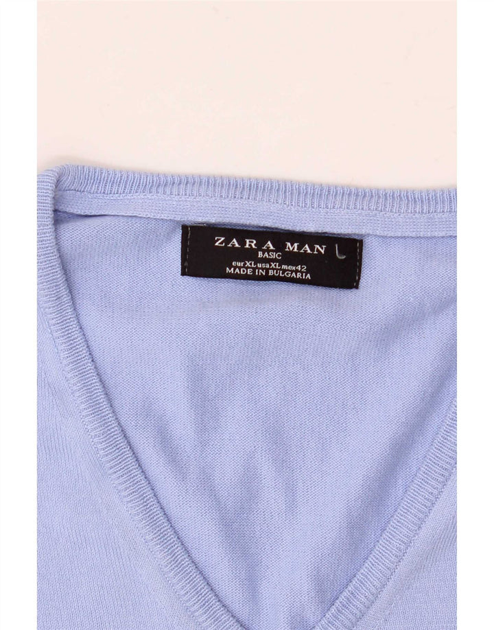 Canotta canotta da uomo Zara XL Blu