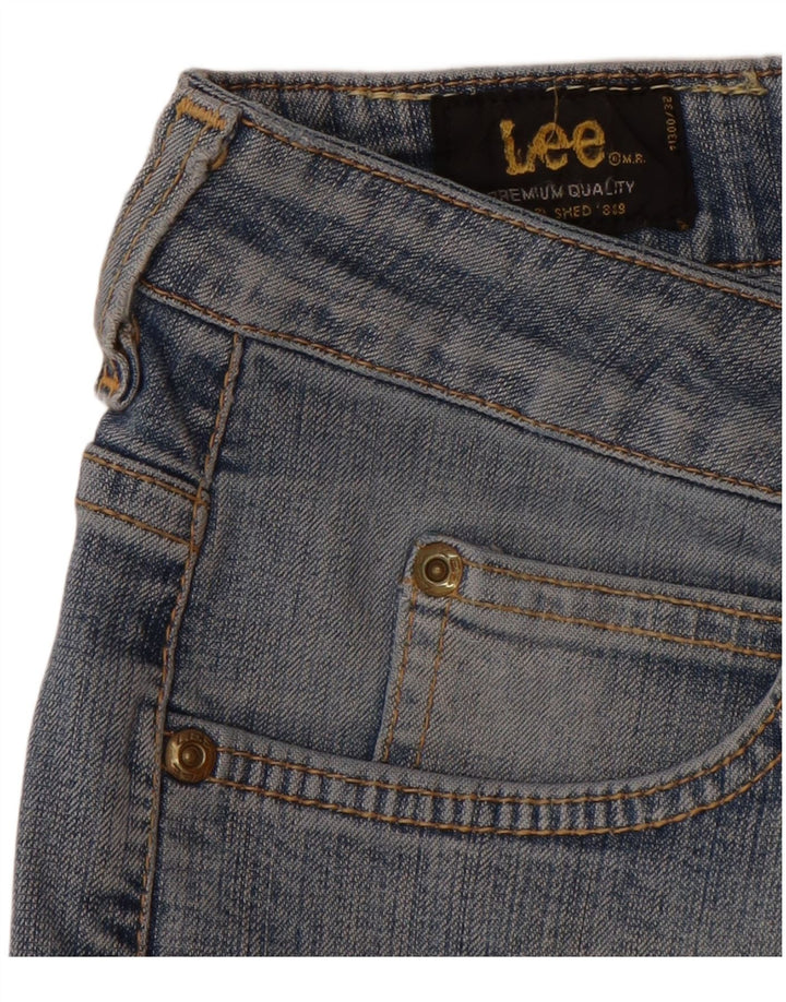 LEE Womens Cameron Straight Jeans W32 L28 Blue Cotton