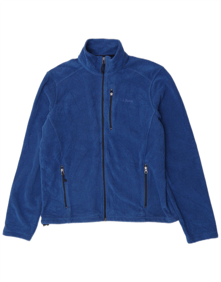 L.L.Bean Fleecejakke til mænd UK 38 Medium Blue Polyester