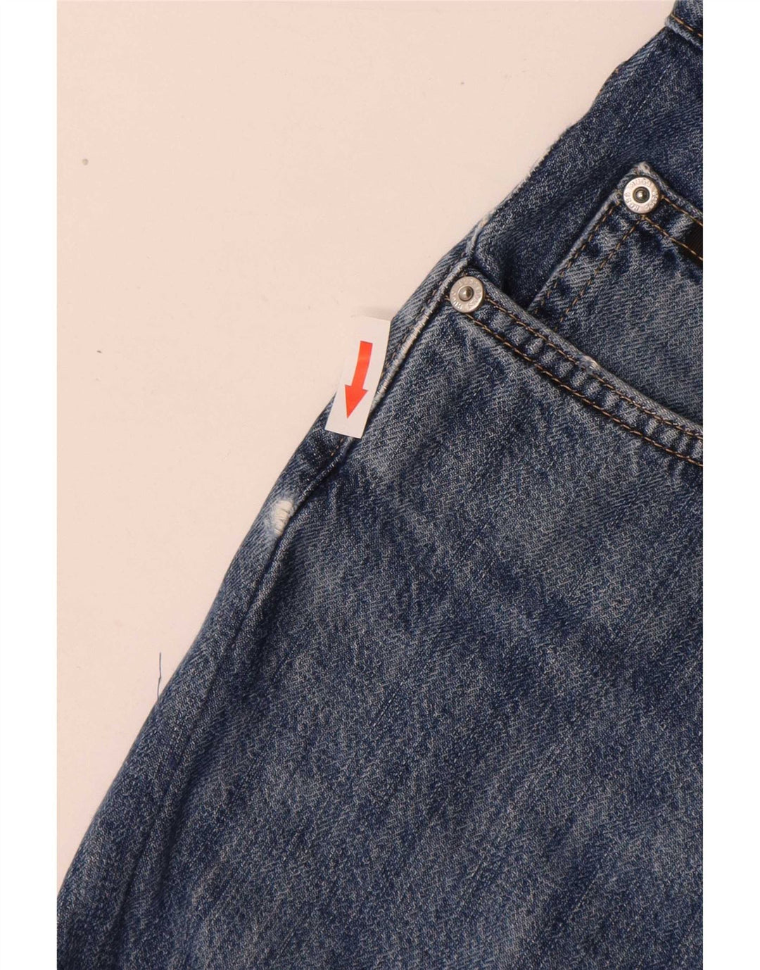 Hugo Boss Mens Straight Jeans W32 L29 Blue