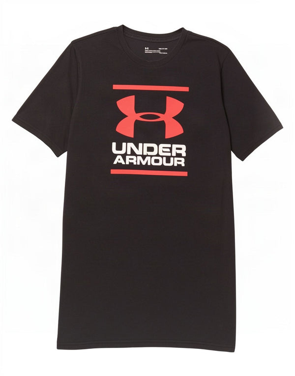 Under Armour Herren Heat Gear Loose Fit Graphic T-Shirt Top Small Schwarz