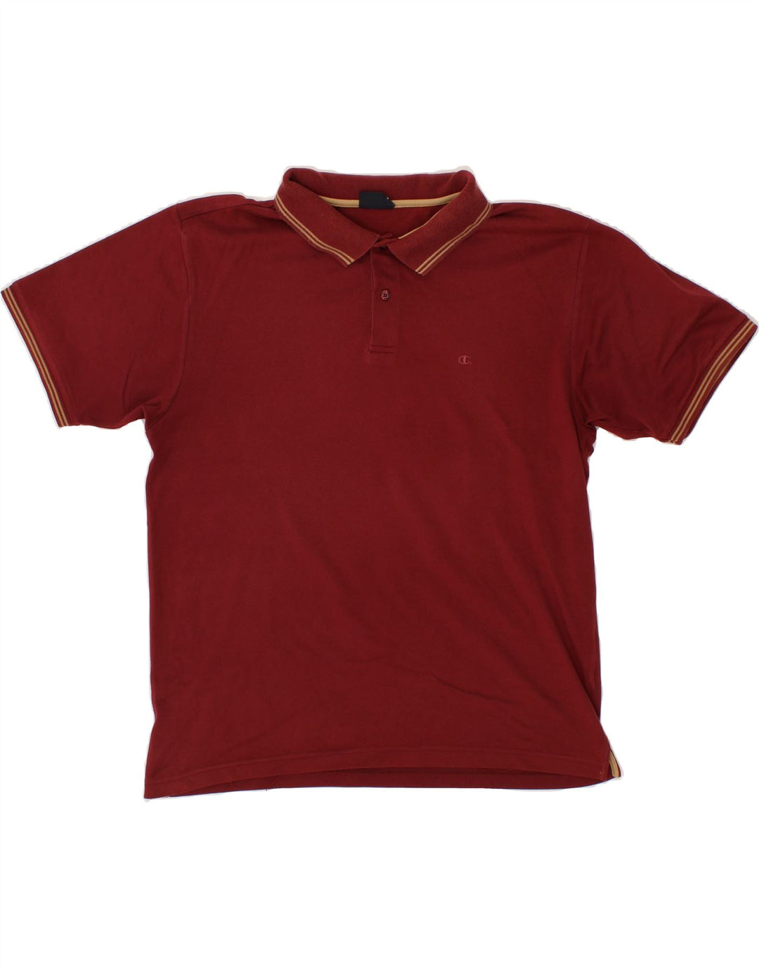 CHAMPION Mens Polo Shirt Large Red Cotton Vintage Champion and Second-Hand Champion from Messina Hembry 