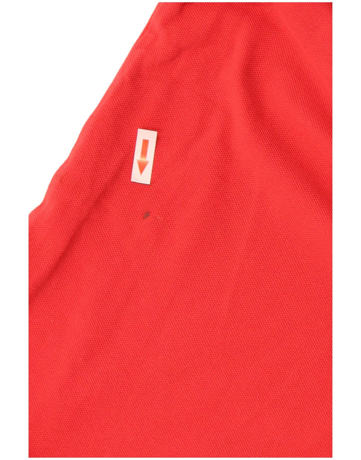 Lyle & Scott Mens Polo Shirt Medium Red Cotton