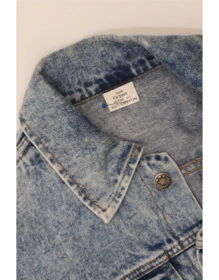 Vintage Jeansjacke für Jungen, 11–12 Jahre, blaue Baumwolle