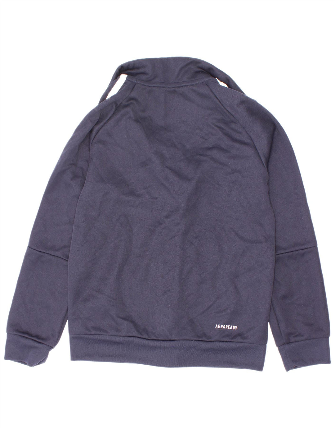 Adidas Boys Aeroready Tracksuit Topjakke 7-8 år Navy Blue Polyester