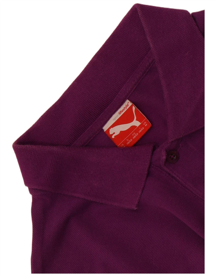 Puma Mens Polo Shirt Medium Purple