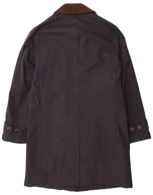 Marks & Spencer Mens Windbreaker Coat UK 36 Small Navy Blue Classic
