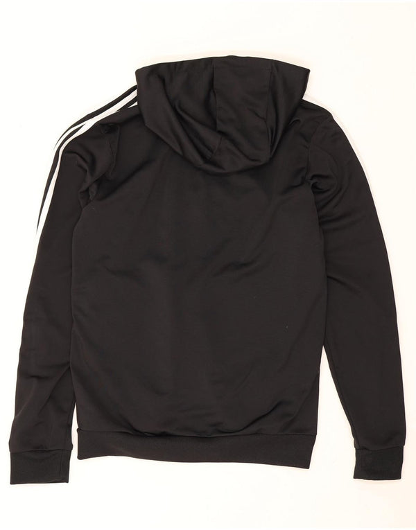 Adidas Mens Primegreen Zip Hoodie Sweater UK 36/38 Pequeno Poliéster Preto