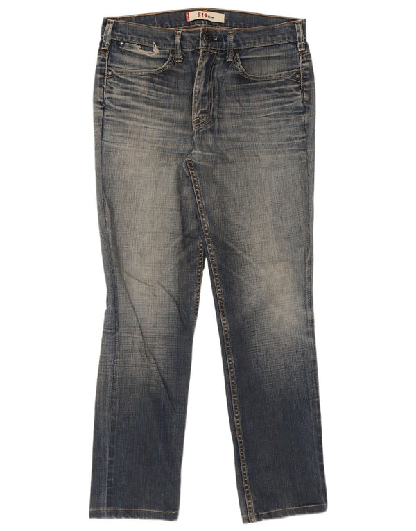 Levi's Mens 519 Slim Jeans W34 L30 Blue