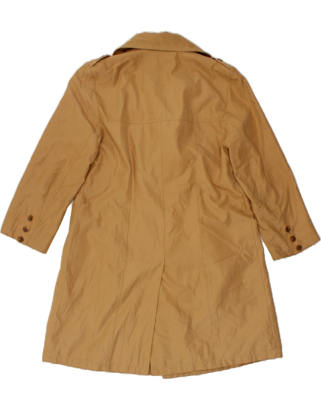 YESSICA Womens Trench Coat UK 12 Medium Brown Polyester Vintage Yessica and Second-Hand Yessica from Messina Hembry 