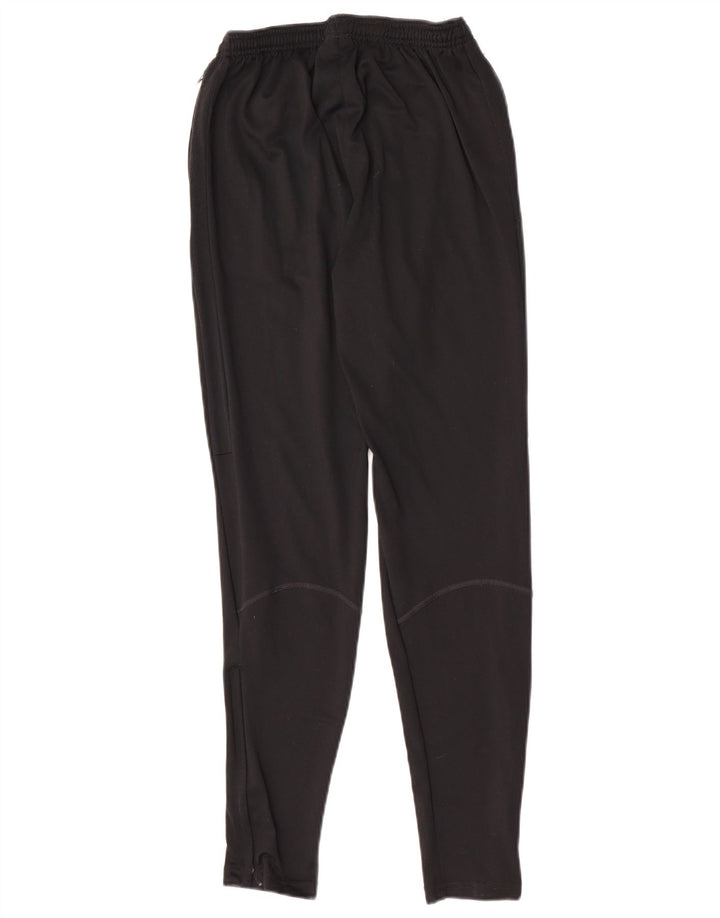 Nike Womens Dri Fit Tracksuit Trousers UK 8 Small Black Polyester