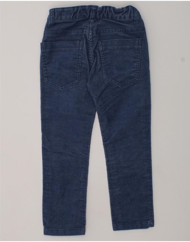 BENETTON Girls Stretch Slim Corduroy Trousers 3-4 Years 2XS W22 L17 Blue | Vintage Benetton | Thrift | Second-Hand Benetton | Used Clothing | Messina Hembry 