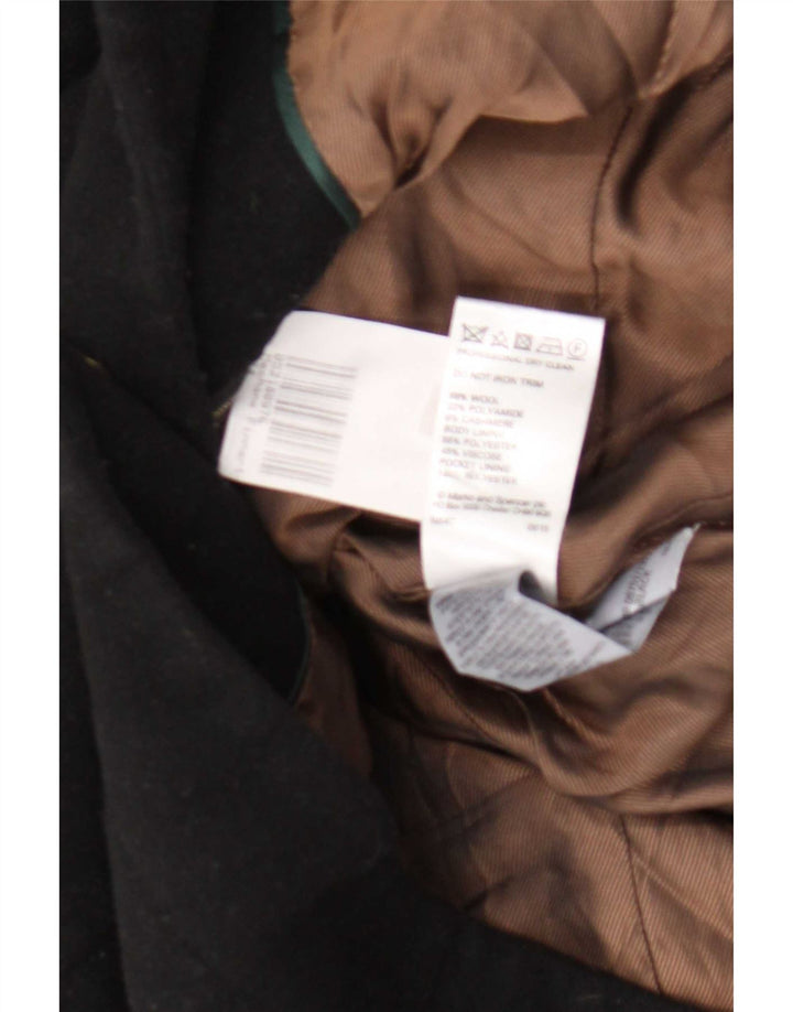 Sobretudo feminino Marks & Spencer UK 14 lã preta média