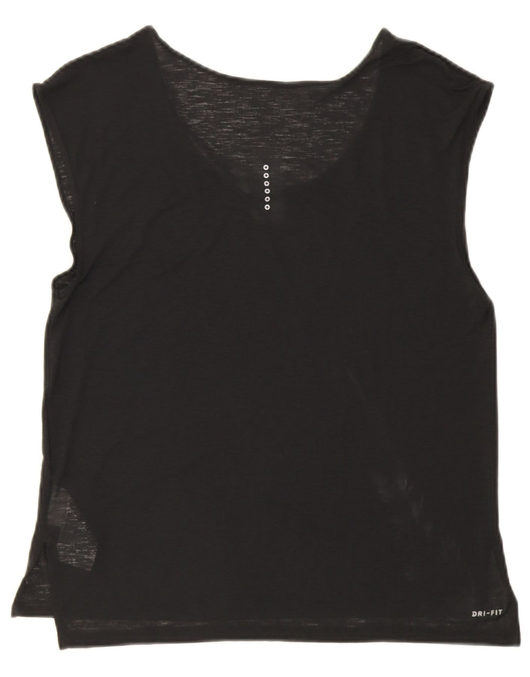 Nike Dame Dri Fit Vest Top UK 14 Medium Sort Polyester