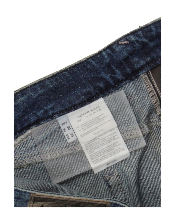 ARMANI Womens Slim Jeans  W30 L34 Blue Cotton Vintage Armani and Second-Hand Armani from Messina Hembry 