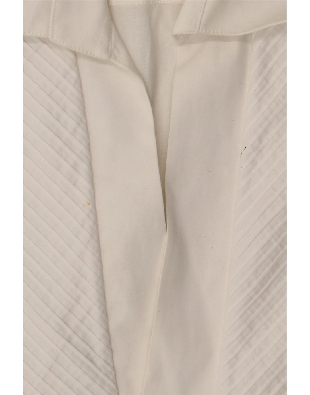 Vintage Womens Shirt UK 14 Medium White Cotton