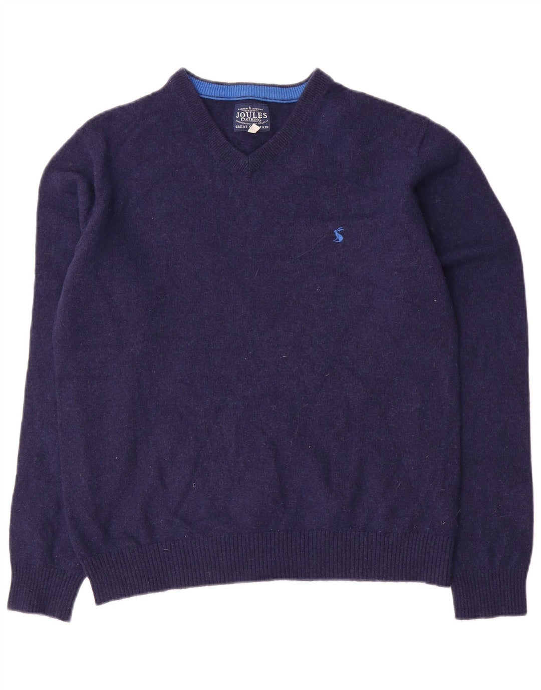 Joules Herre V-hals sweater Medium Marineblå Uld