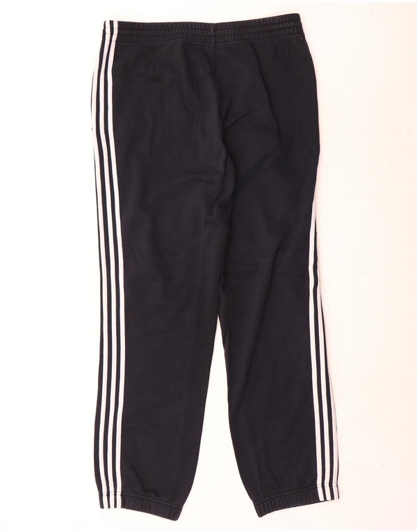Adidas Mens Tracksuit Trousers Joggers Large Black Cotton