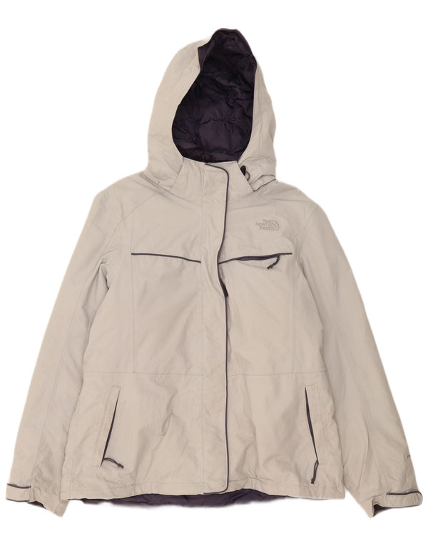 The North Face Dame Hyvent Hooded Windbreaker Jacket UK 18 XL Grå Nylon