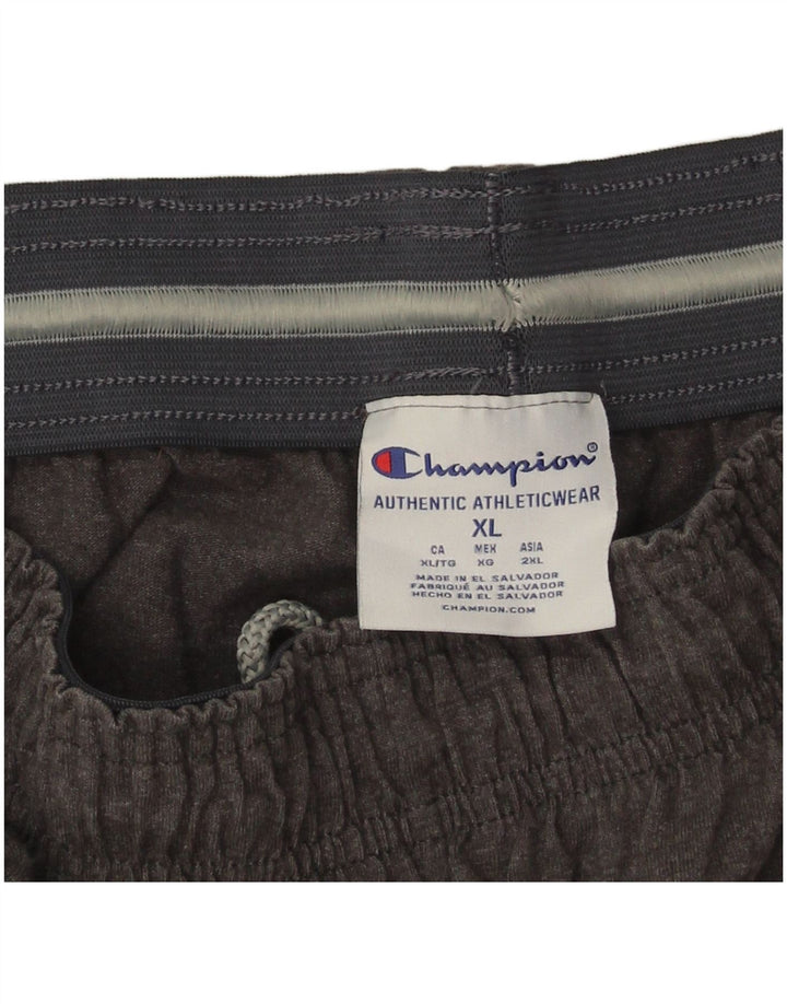 CHAMPION Mens Tracksuit Trousers XL Grey Polyester