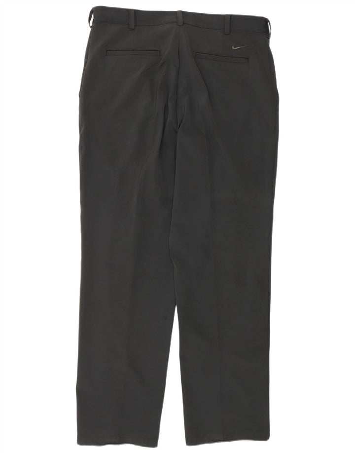 Nike Mens Golf Straight Chino Trousers W36 L32 Black Polyester