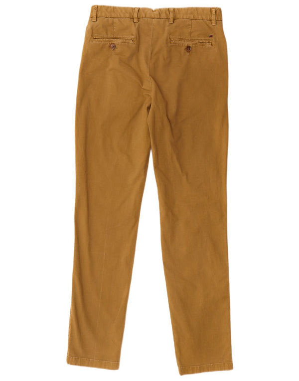 Tommy Hilfiger Mens Slim Chino Trousers IT 44 XS W27 L30 Beige