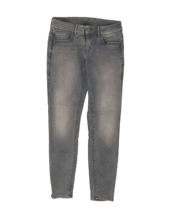 G-STAR Womens Lynn Skinny Jeans W32 L34 Grey Polyester Vintage G-Star and Second-Hand G-Star from Messina Hembry 