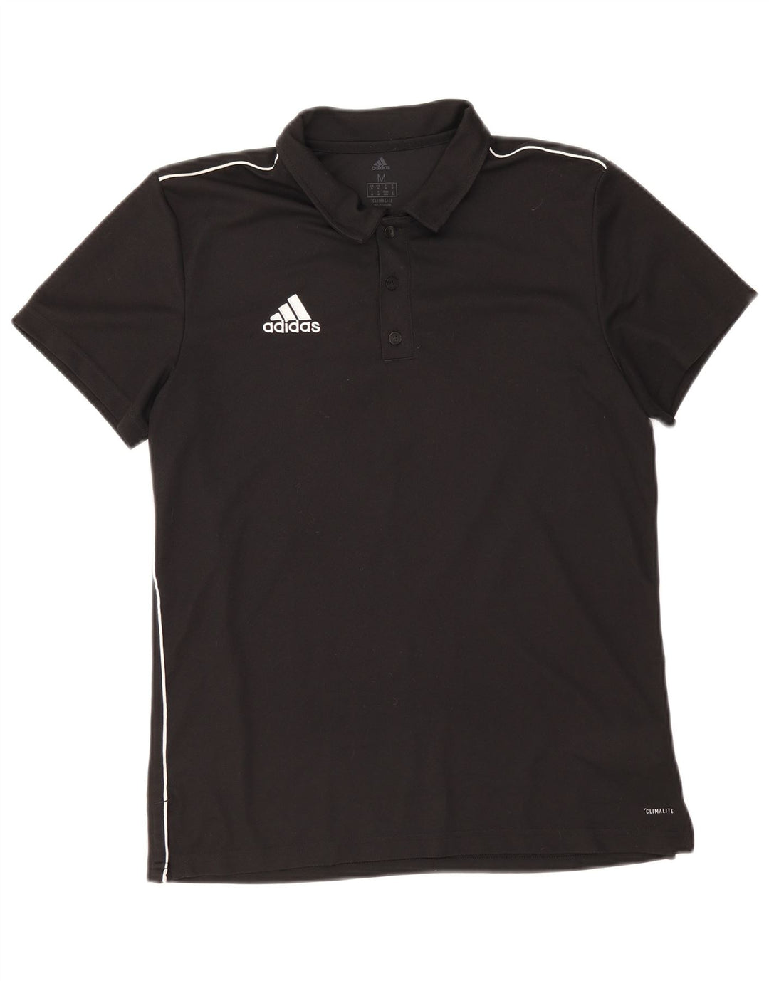 Adidas Herre Climalite Polo Shirt Medium Sort Polyester
