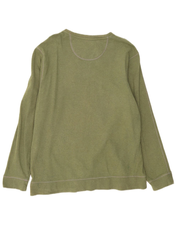 Marks & Spencer Herre Sweatshirt Jumper XL Khaki Bomuld