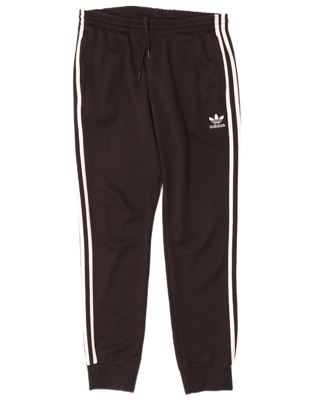 Adidas Mens Tracksuit Trousers Joggers Medium Black Polyester