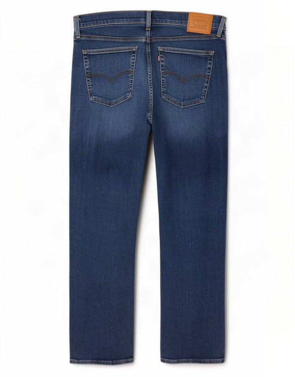 Calça jeans feminina Levi's 724 Straight US 16 2XL W38 L27 azul algodão