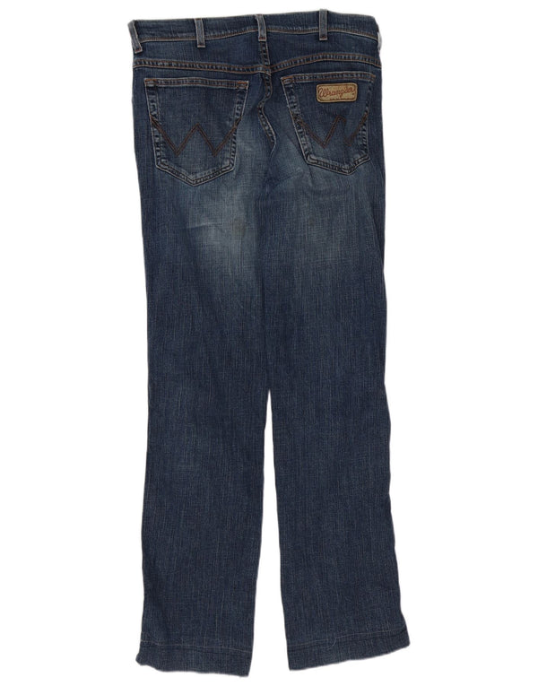 Wrangler Mens Texas Straight Jeans W32 L34 Blue Cotton