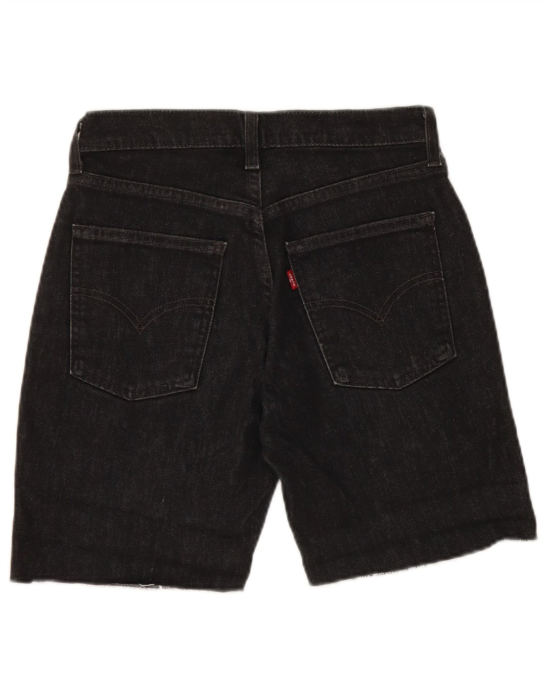 LEVI'S Γυναικείο Σορτς Τζιν 525 W28 Μεσαίο μαύρο βαμβακερό