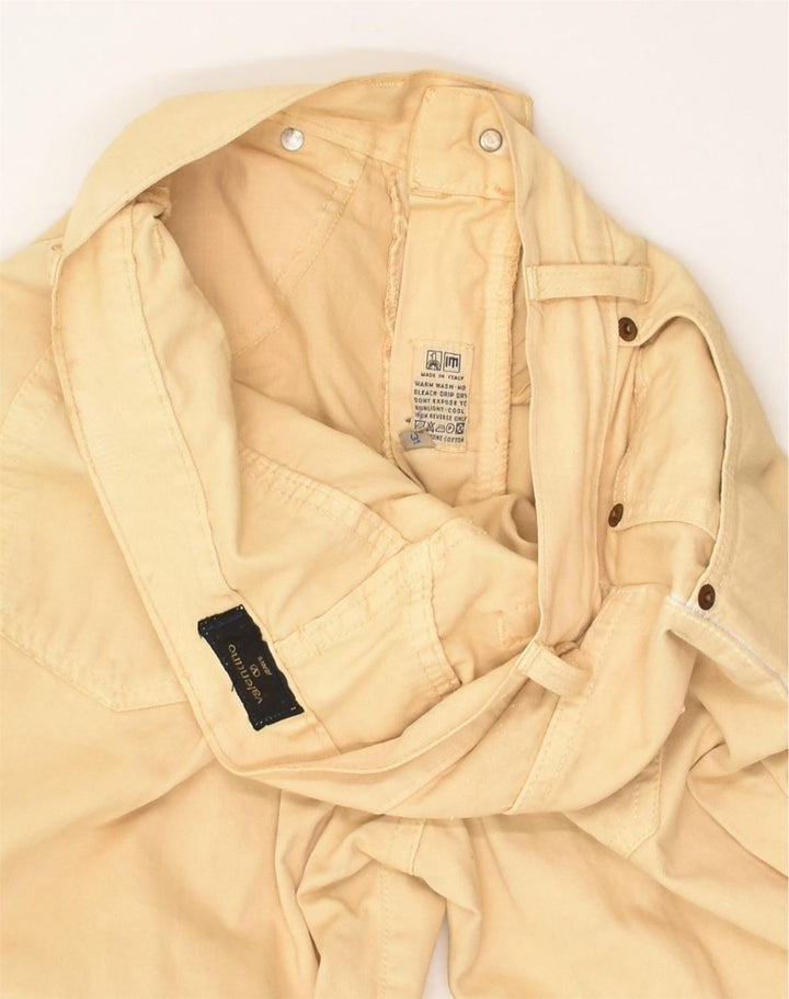 VALENTINO Womens Slim Fit Casual Trousers W31 L30  Beige Cotton | Vintage Valentino | Thrift | Second-Hand Valentino | Used Clothing | Messina Hembry 