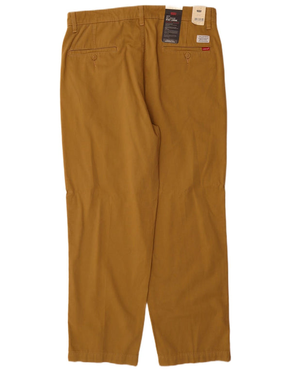 Levi's Mens Tapered Cargo Trousers W34 L32 Beige Cotton