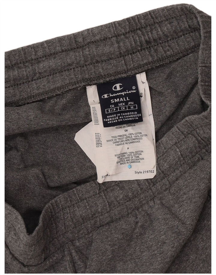 Champion Mens Sport Shorts Small Grey Cotton