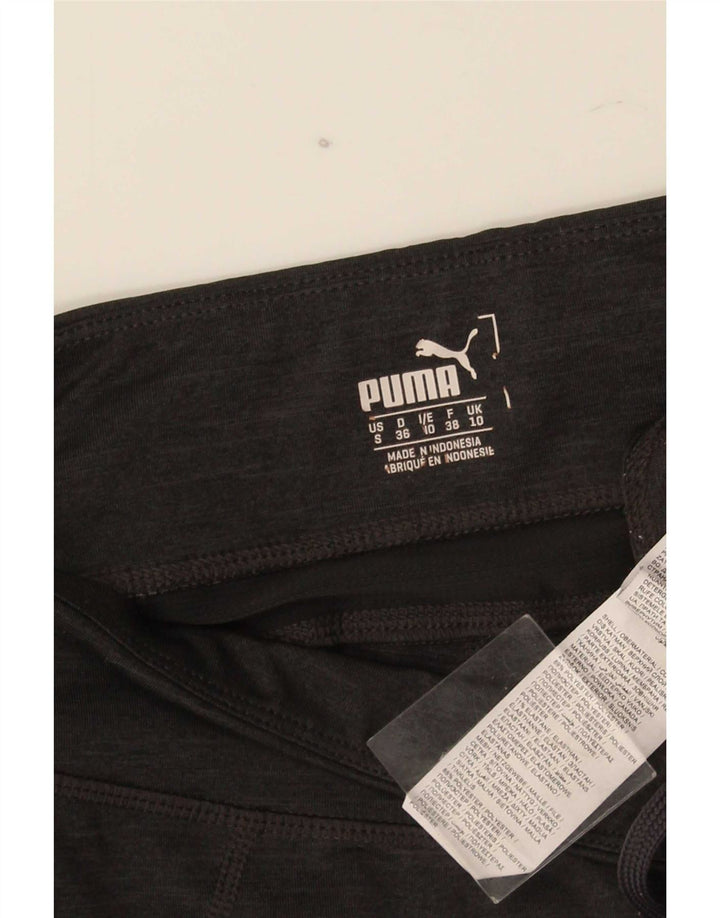 Puma Womens Capri Leggings UK 10 Small Grey Polyester