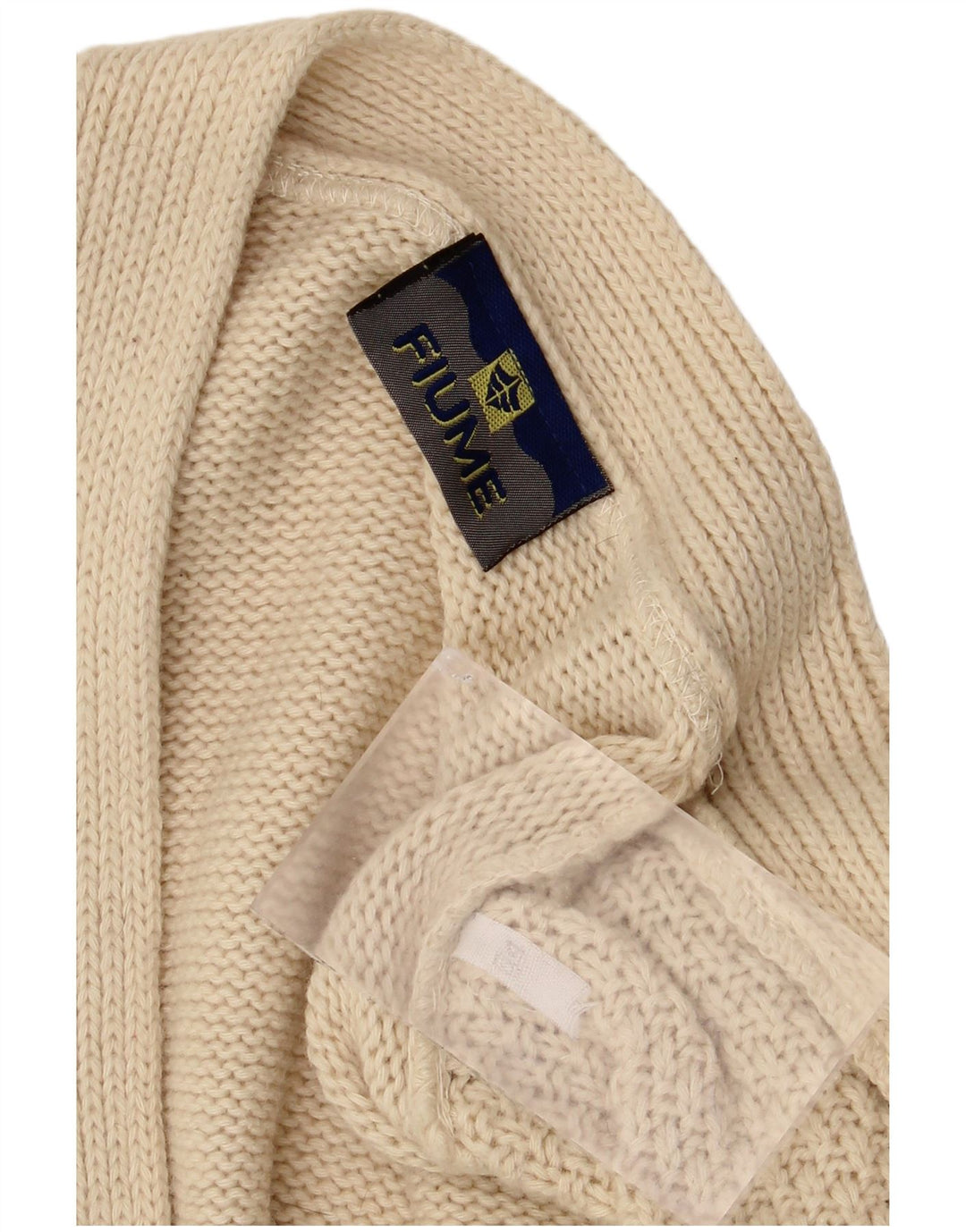 Fiume Herre Cardigan Sweater IT 54 XL Beige Uld