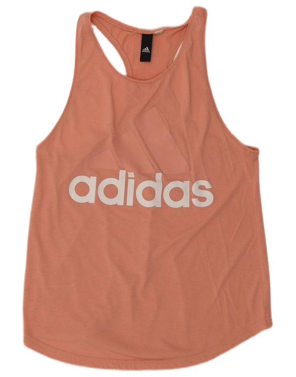 Adidas Womens Graphic Vest Top UK 12 Medium Pink
