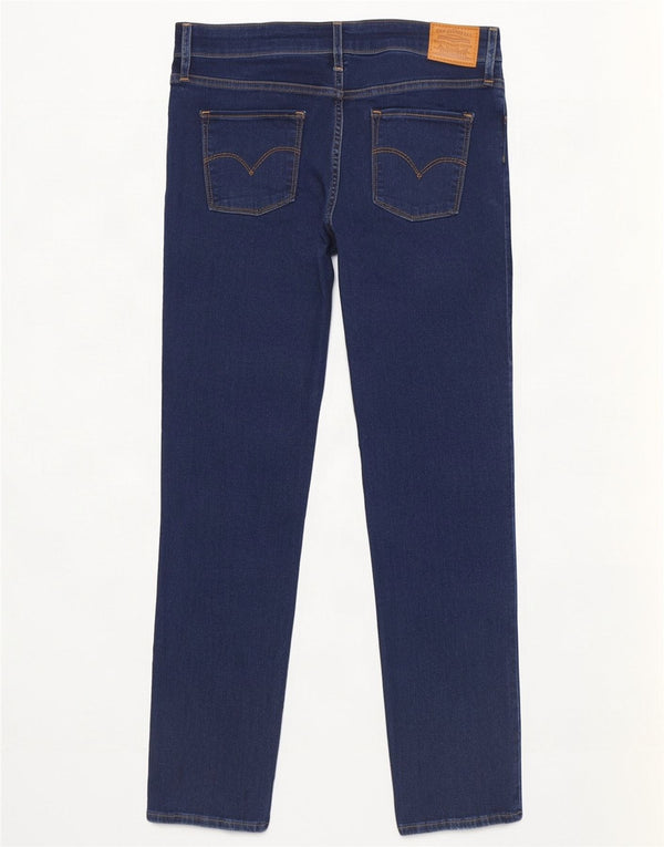 Levi's Womens 712 Slim Jeans W29 L30 Navy Blue Cotton