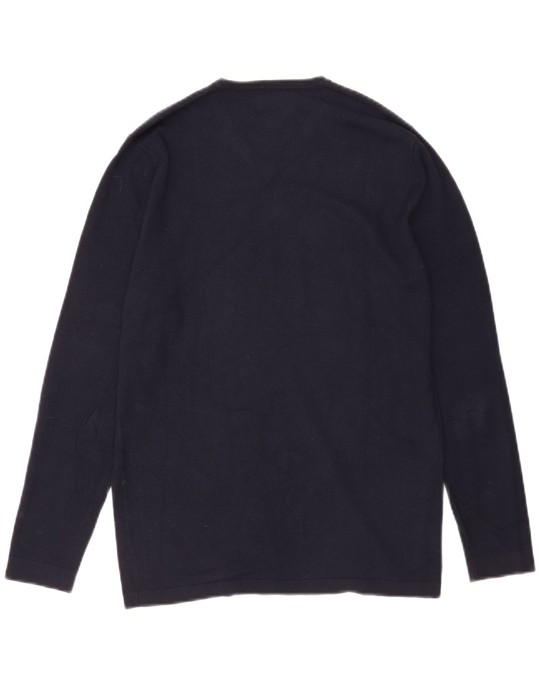 Zara Mens Top Long Sleeve Small Navy Blue