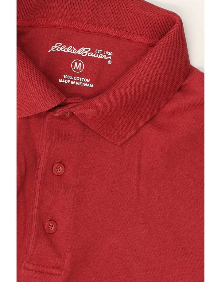 Eddie Bauer herre poloshirt Medium rød bomuld