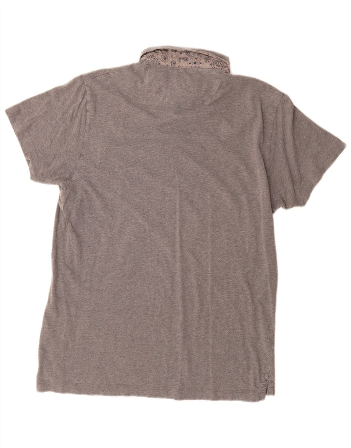 Woolrich Mens Polo Shirt XL Grey Cotton