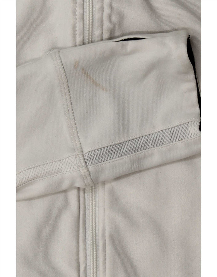 Nike Womens Dri Fit Tracksuit Top Jacket UK 14/16 Large White