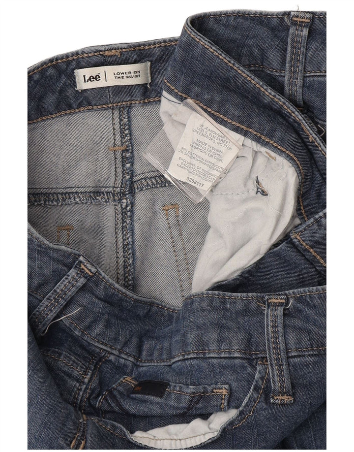 Lee Jeans Capri Femme W34 L18 Bleu Coton