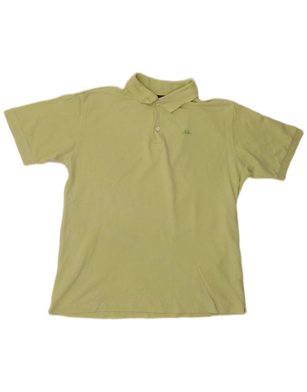 Polo Kappa Uomo Large Verde Cotone