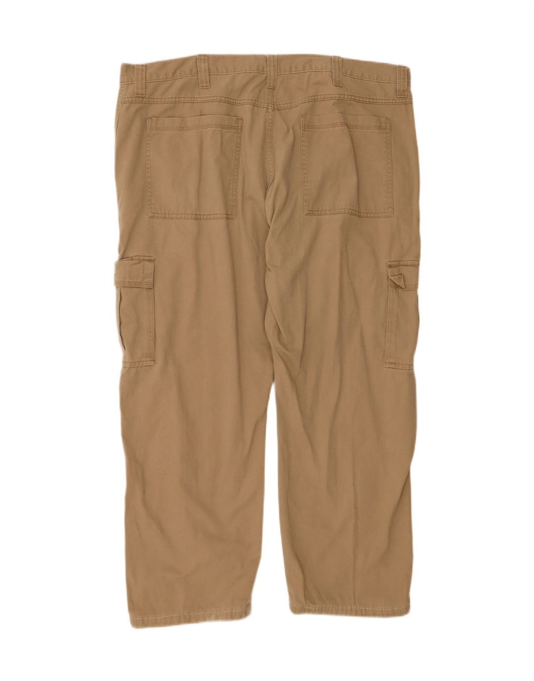 WRANGLER Mens Straight Cargo Trousers W42 L27 Beige Cotton Vintage Wrangler and Second-Hand Wrangler from Messina Hembry 