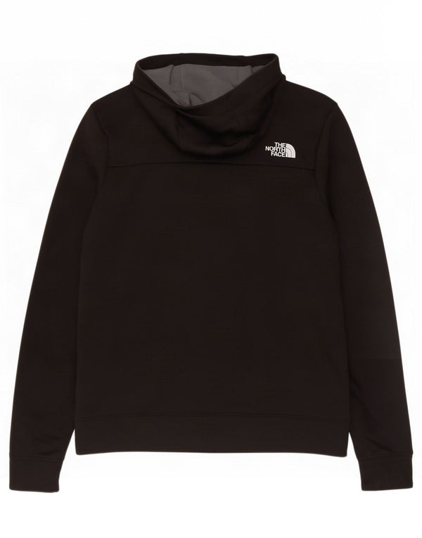 The North Face Mens Zip Neck Hoodie Jumper Small Black Colourblock