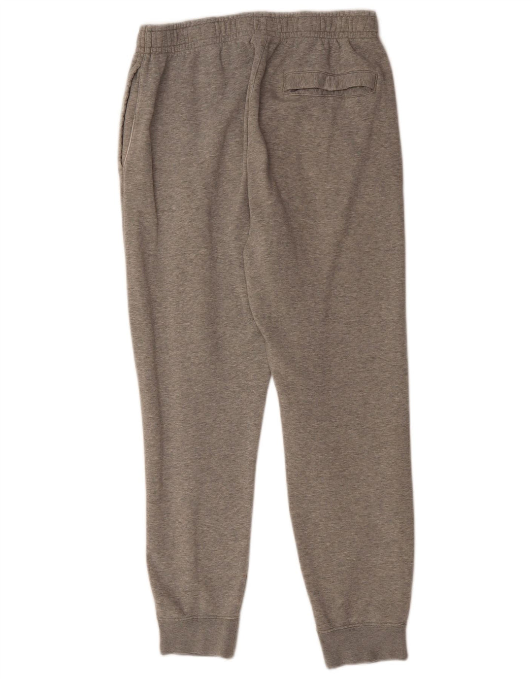 NIKE Mens Tracksuit Trousers Joggers Medium Grey Flecked Cotton