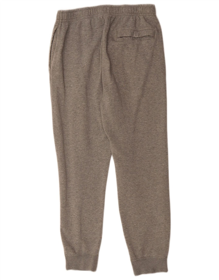 NIKE Mens Tracksuit Trousers Joggers Medium Grey Flecked Cotton